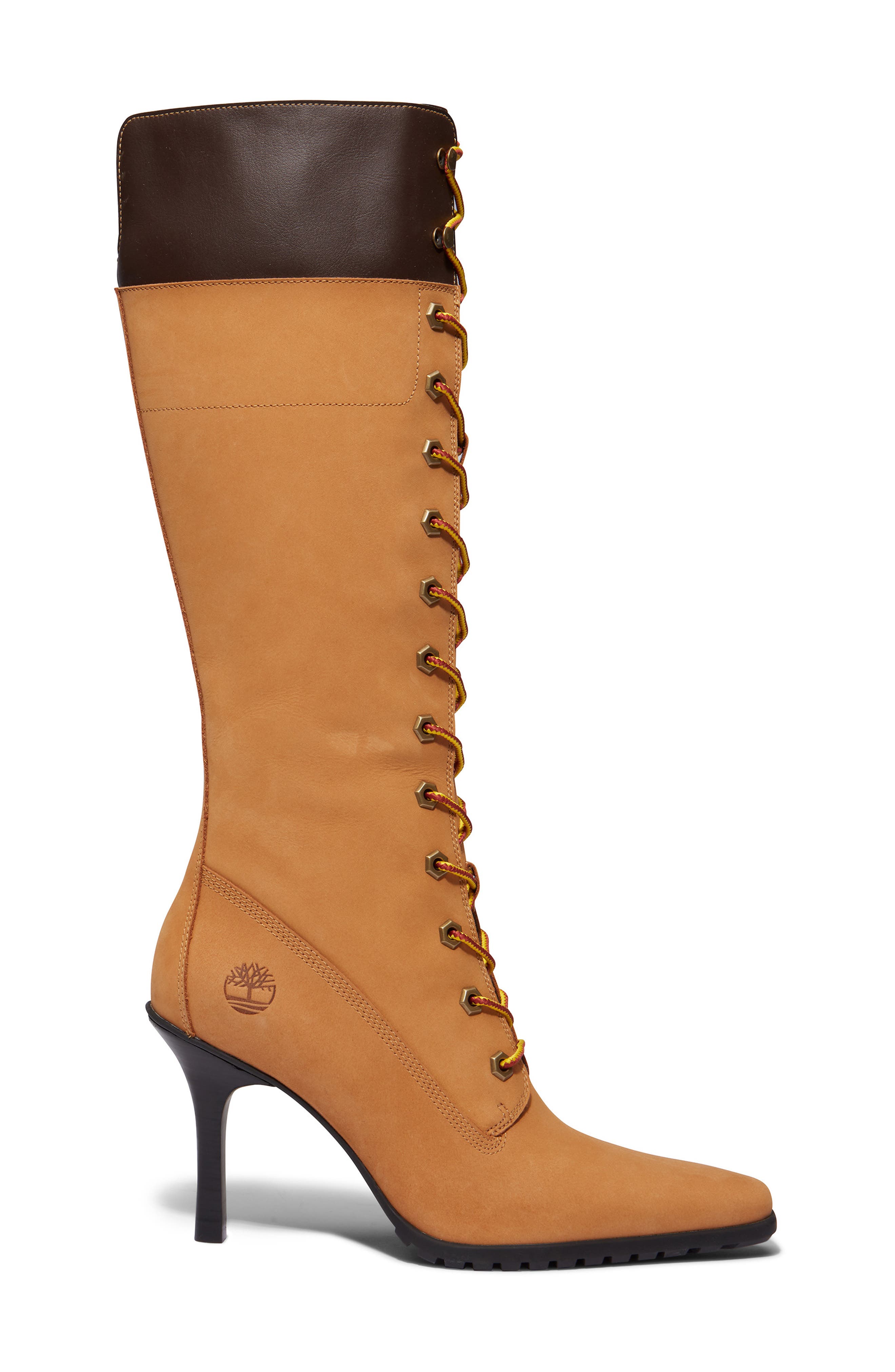 Timberland x Veneda Carter Lace-Up Knee High Boot, Alternate, color, 