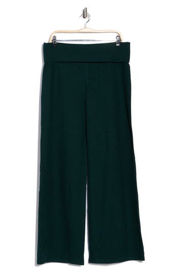 Beyond Yoga Space Dye Wide Leg Pants In Black