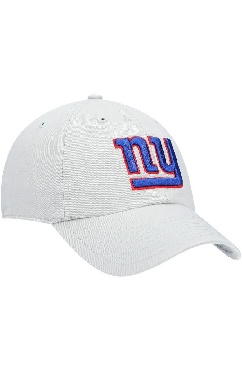 '47 Men's '47 Gray New York Giants Team Clean Up Adjustable Hat, Alternate, color, Gray