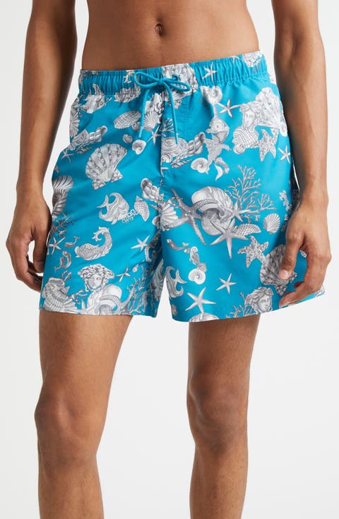 Coral Theater Swim Trunks