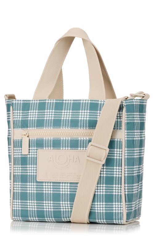 Aloha Collection Palaka Water Resistant Tyvek® Crossbody Bag In Blue