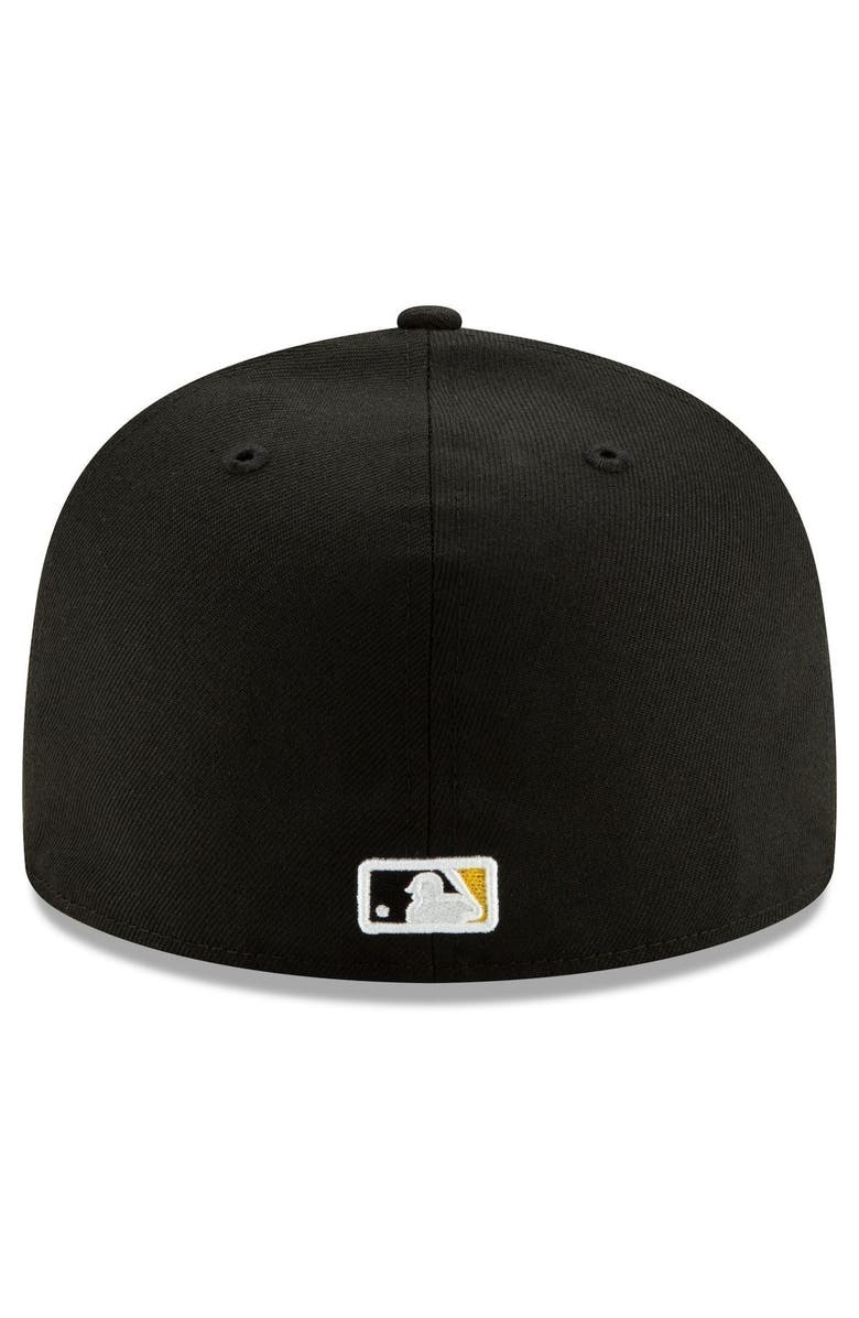 New Era Men's New Era Black Pittsburgh Pirates Alternate 2 Authentic Collection On-Field 59FIFTY Fitted Hat, Alternate, color, Black
