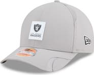 New Era Men's New Era Gray Las Vegas Raiders 2025 Sideline  M-Crown 9FORTY Adjustable Hat
