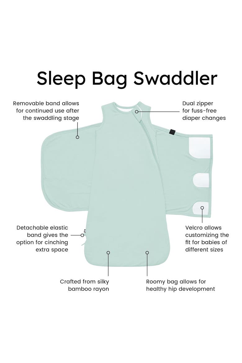 Sleep Bag Swaddler, Alternate, color, SAGE