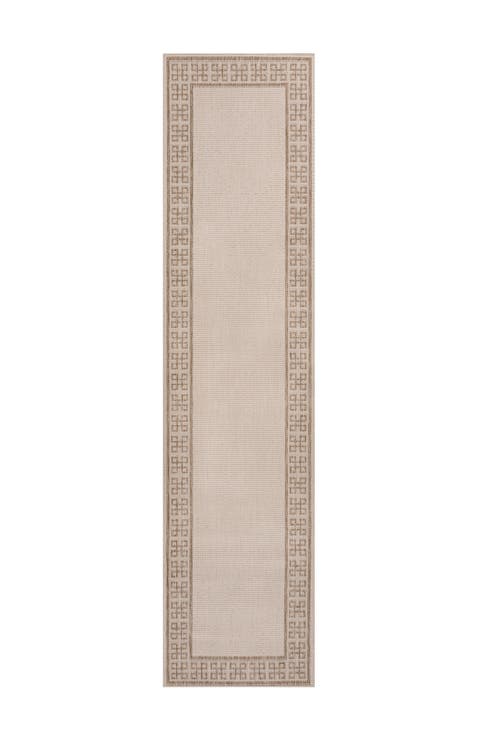 Athena Classic Geometric Border Indoor/Outdoor Area Rug