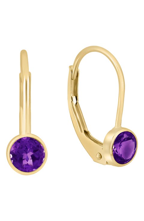 Amethyst Drop Earrings
