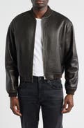 FRAME Genuine Shearling Lined Bomber Jacket