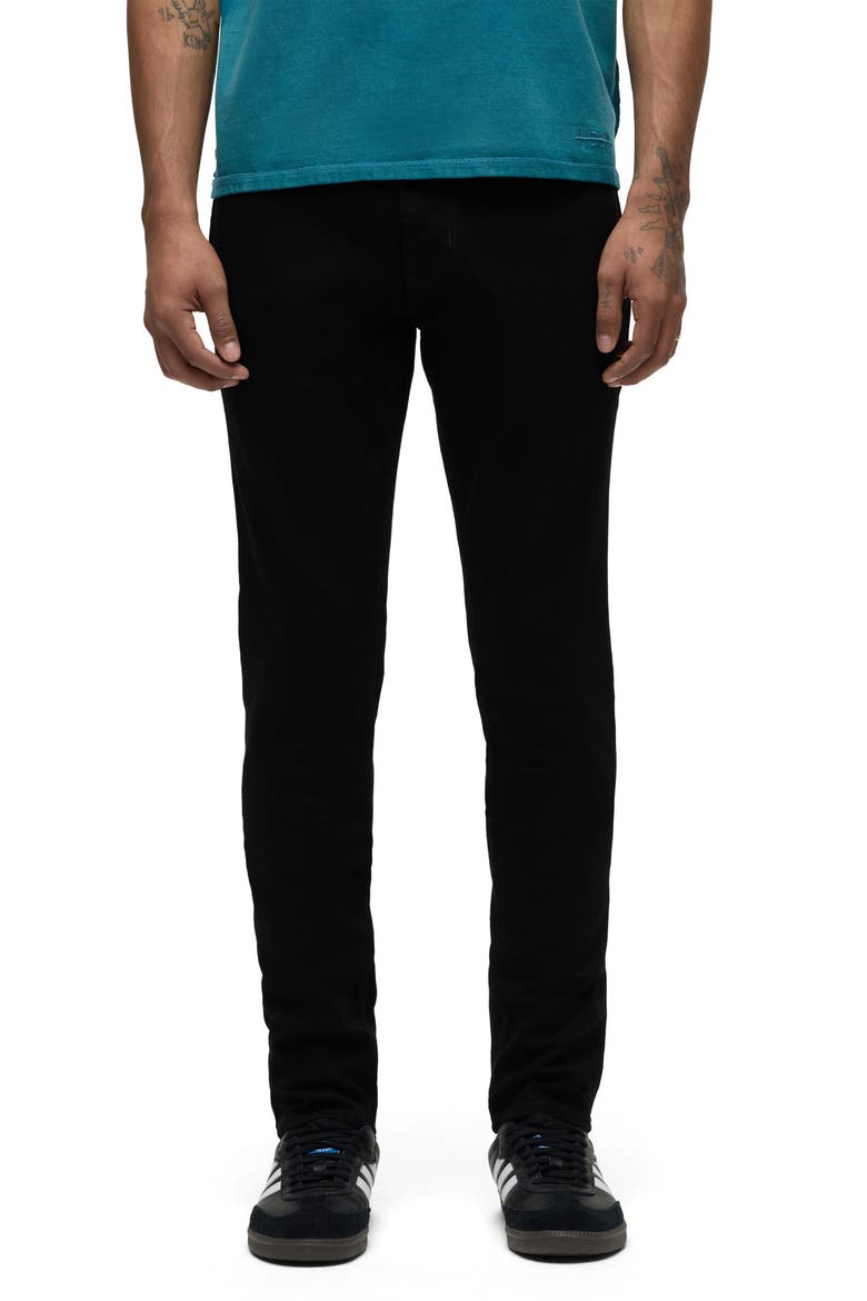 Blake Stretch Slim Straight Leg Jeans, Main, color, RAVEN