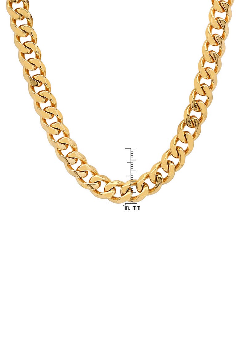 Men's Curb Link Chain Necklace, Alternate, color, GOLD