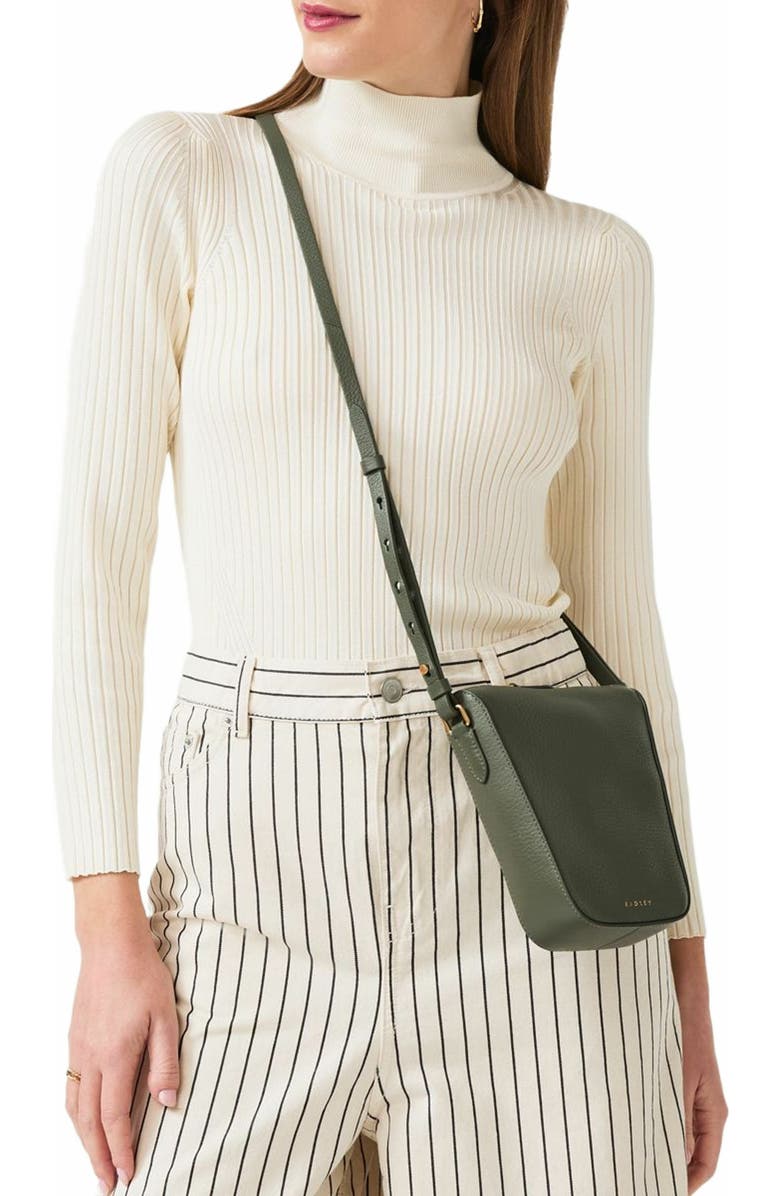 Radley Oak Street Medium Phone Crossbody Bag, Alternate, color, Olive