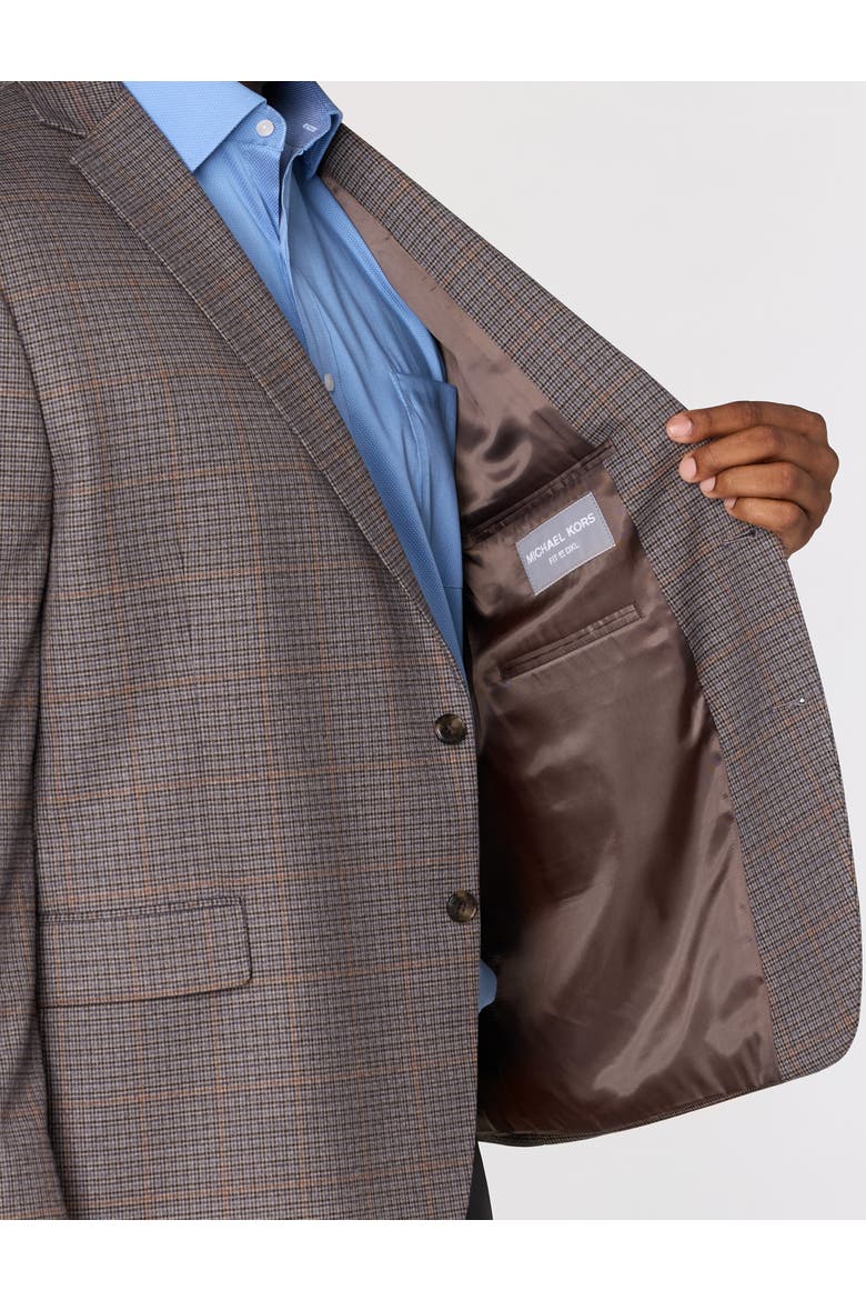 Big & Tall Tonal Houndstooth Sport Coat, Alternate, color, TAN