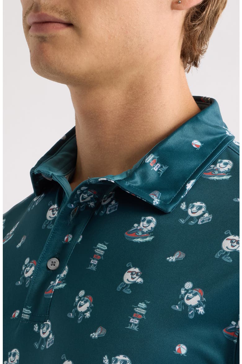 Jet Performance Golf Polo, Alternate, color, ATLANTIC DEEP