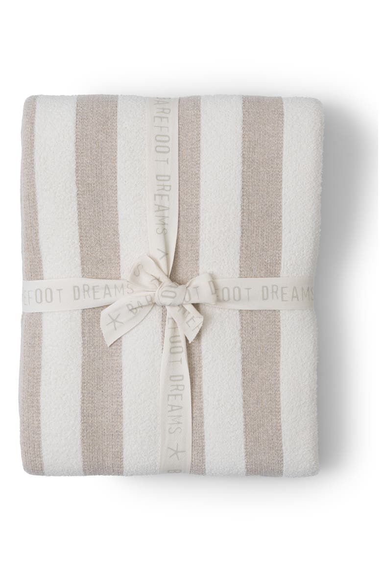 Cozychic® Stripe Throw Blanket, Alternate, color, OATMEAL/ CREAM