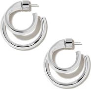 Jennifer Fisher Double Lilly Mini Hoops, 1-Inch