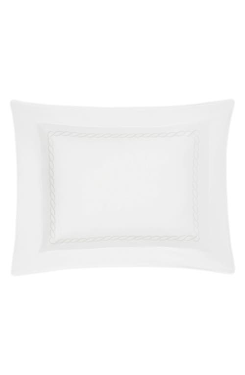 Matouk Classic Chain Cotton Percale Pillow Sham