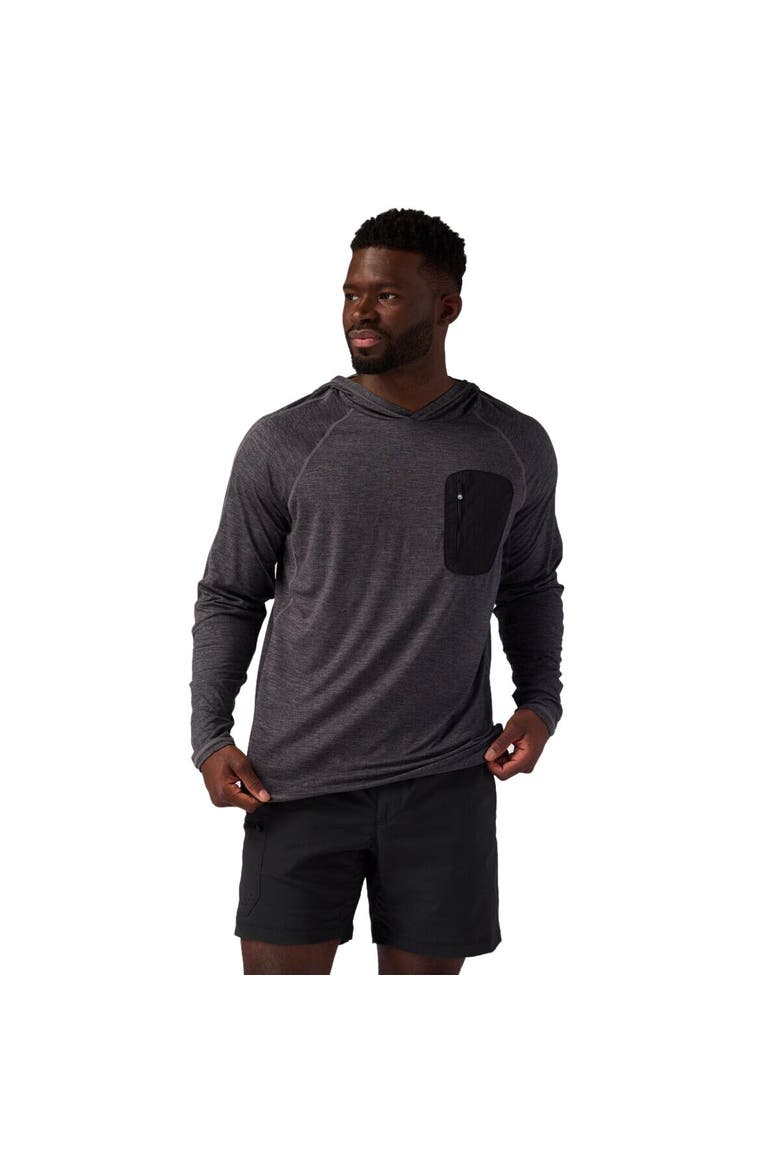 Destination Pullover Hoodie - Men's, Alternate, color, Turbulence/Black