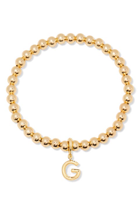 Makenna Initial Charm Bracelet