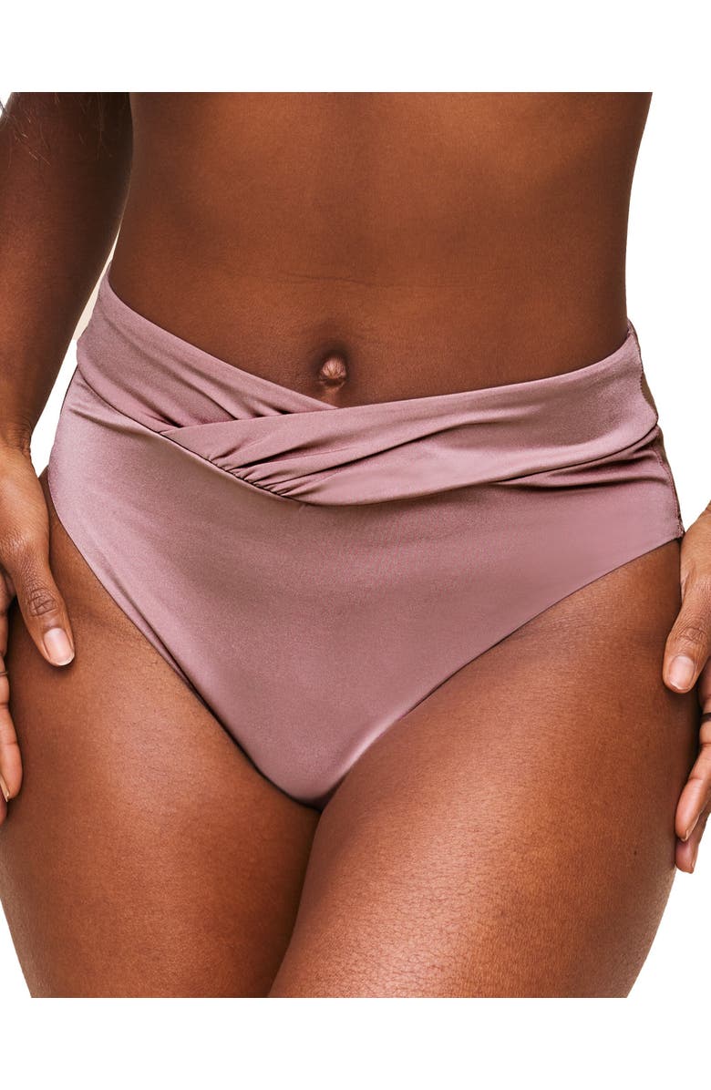 Adore Me Tanisha Swimwear High-Waist Bikini Bottom, Main, color, 