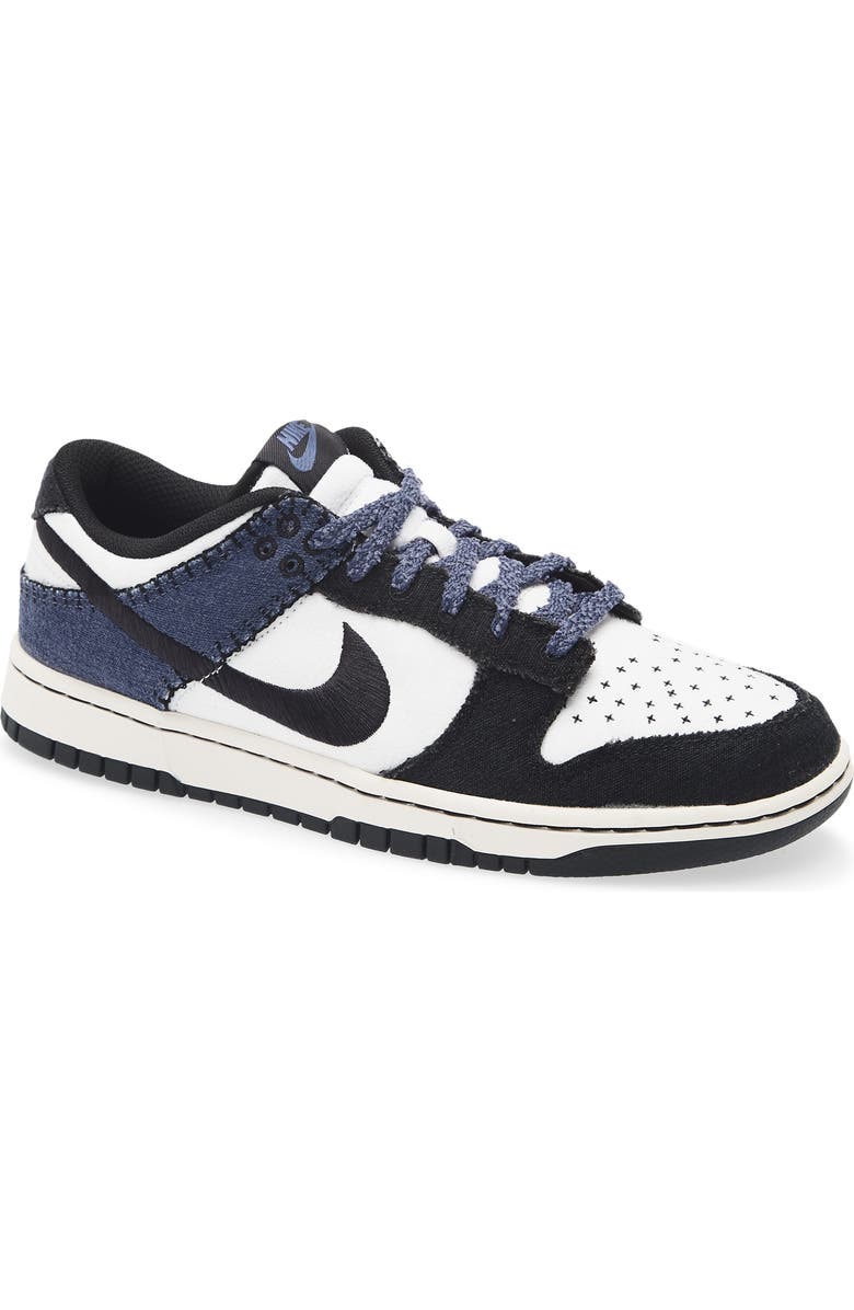 Nike Dunk Low Basketball Sneaker, Main, color, White/ Off Noir
