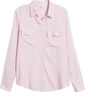 beachlunchlounge Farrah Stripe Button-Up Shirt