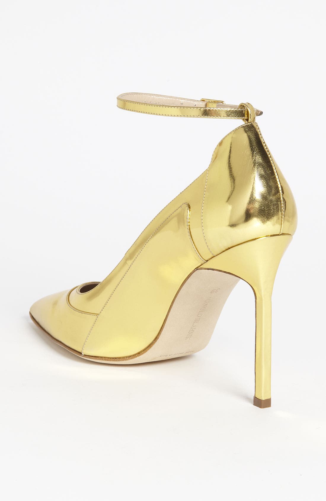 Ankle Strap Pump, Alternate, color, GOLD