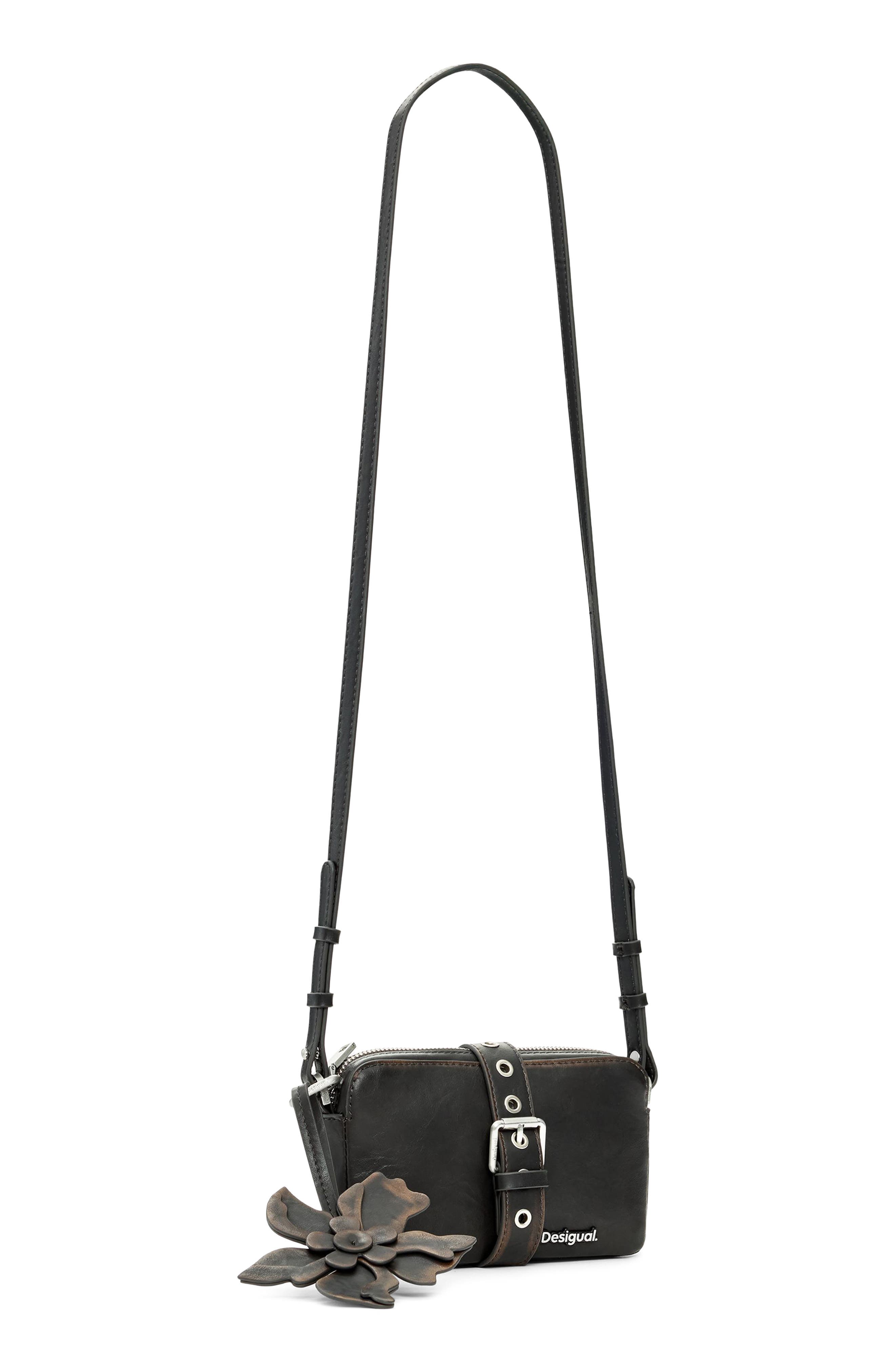 Desigual Faux Leather Crossbody Bag, Alternate, color, 