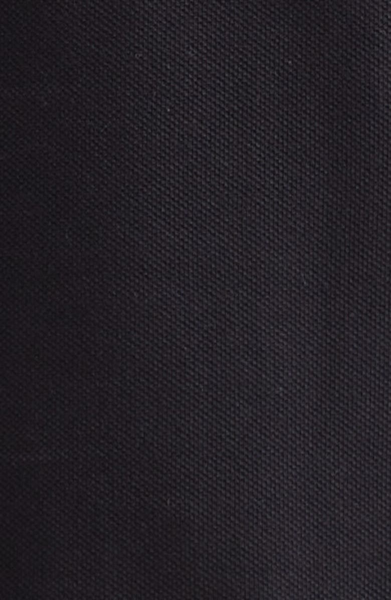 AMIRI Arts District Embroidered Cotton Piqué Polo, Alternate, color, Black