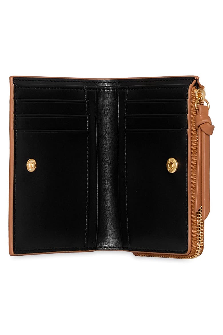 Slim Megan Leather Wallet, Alternate, color, CARAMELLO