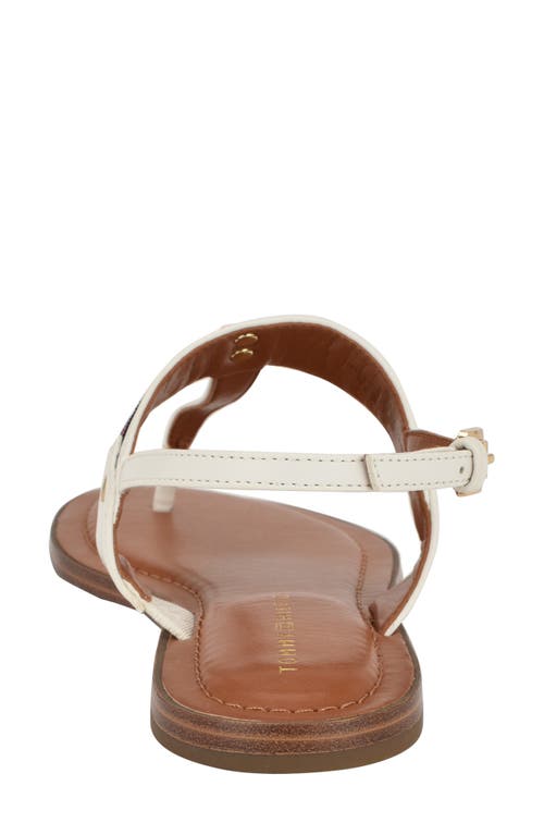 Tommy Hilfiger Gabry T-strap Sandal In White