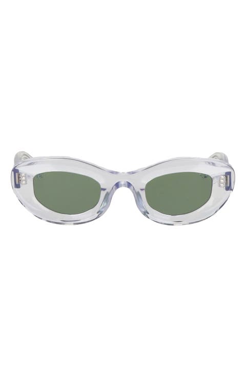 Jazz 47mm Oval Sunglasses