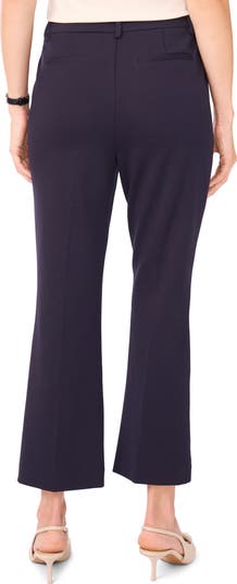Ponte Knit Kick Flare Leg Pants