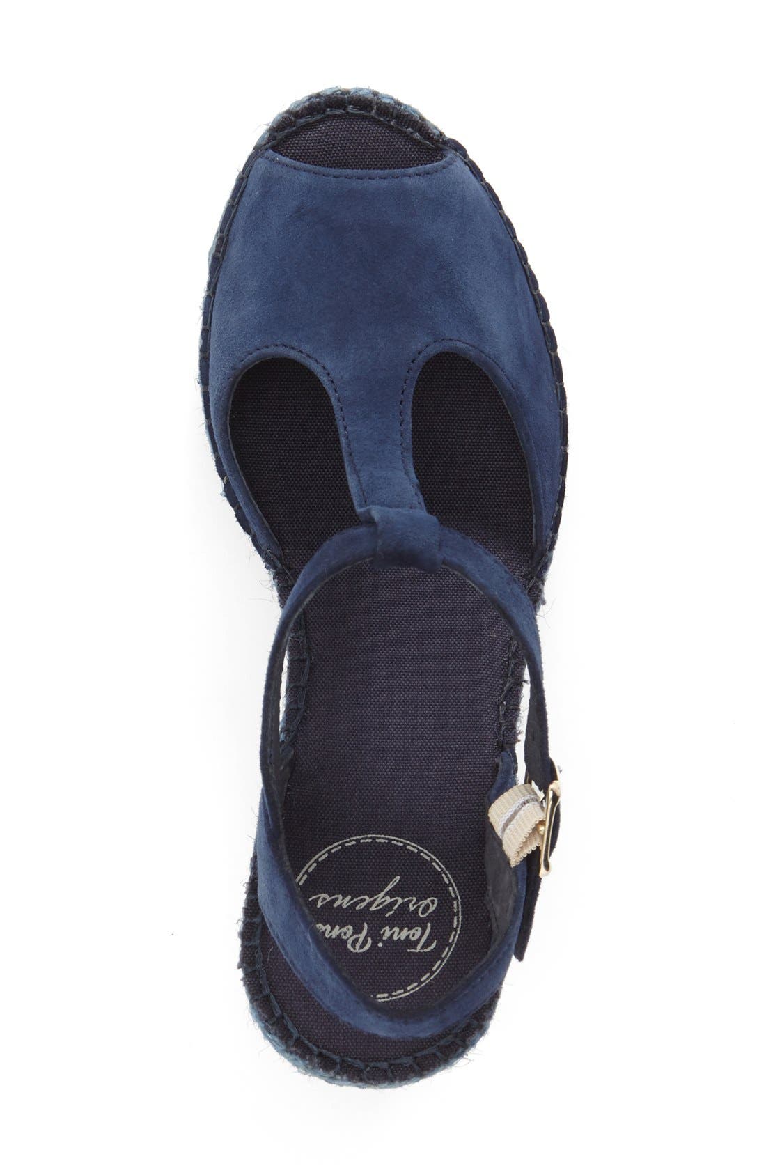 Toni Pons Lidia T-Strap Espadrille Wedge, Alternate, color, 