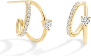 Mint & Lily The Nova Double Hoop Earrings