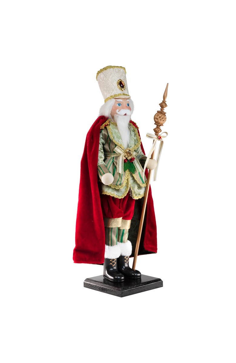 Northlight Royal King with Scepter Christmas Figure - 22" - Red and Green, Alternate, color, Red