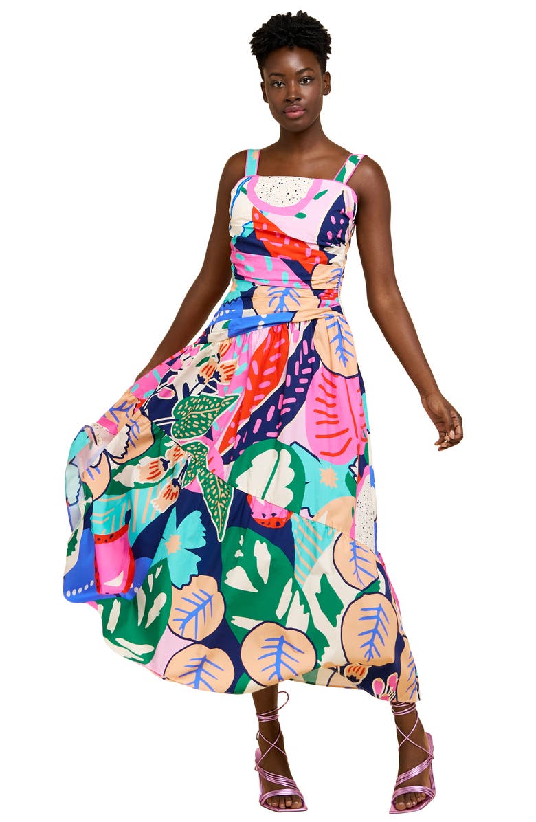 CIEBON Lillias Maxi Sundress, Alternate, color, Pink Multi