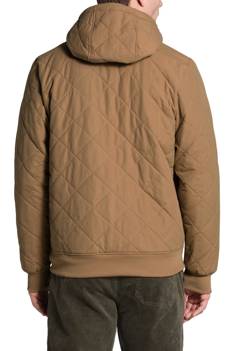 Cuchillo Water Resistant Full Zip Hoodie, Alternate, color, UTILITY BROWN