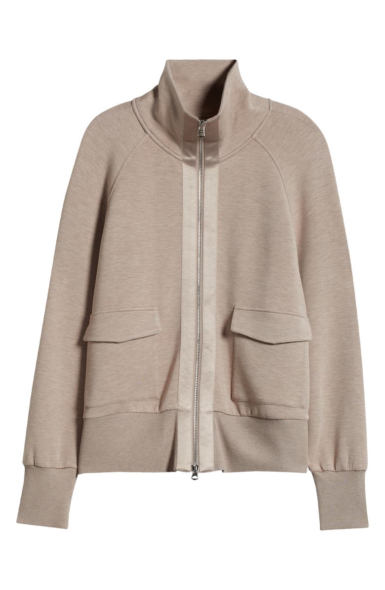 Varley Roxbury Zip-Up Sweatshirt, Alternate, color, Taupe Marl