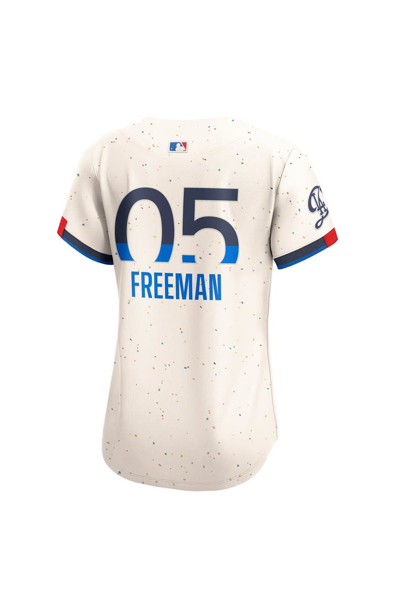 Nike Women's Nike Freddie Freeman Cream Los Angeles Dodgers City Connect Limited Jersey, Alternate, color, Cream