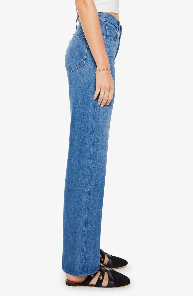 MOTHER The Lasso Sneak Wide Leg Jeans, Alternate, color, Breaking New Ground