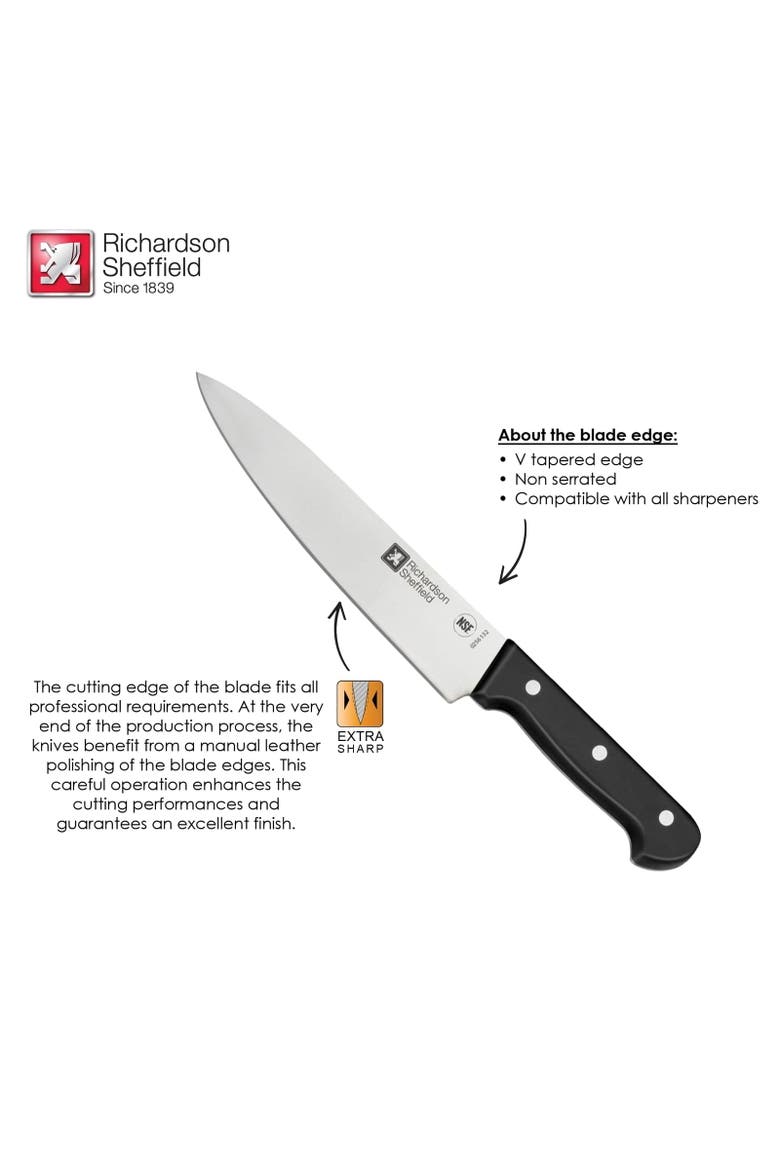 Universal 8-Inch Chef's Knife, Alternate, color, Silver