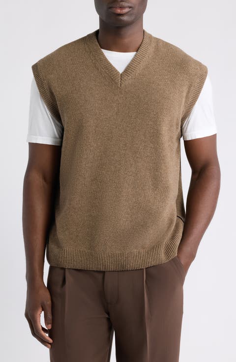 Tomas Lambswool Knit Vest