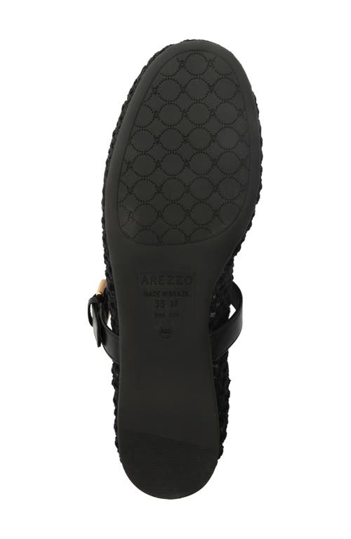 Arezzo Abby Ballet Flat In Black