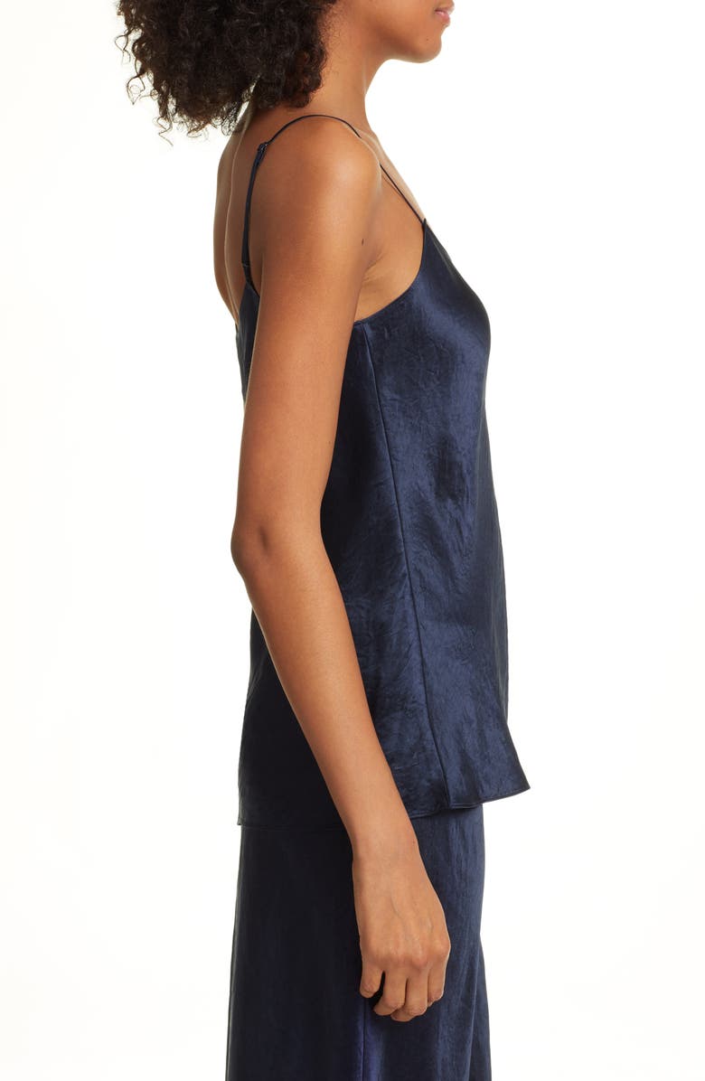 Vince Satin Camisole, Alternate, color, Coastal Blue