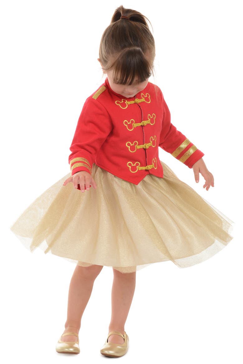x Disney® Mickey Mouse® Majorette Jacket & Tank Dress Set, Alternate, color, RED/ GOLD
