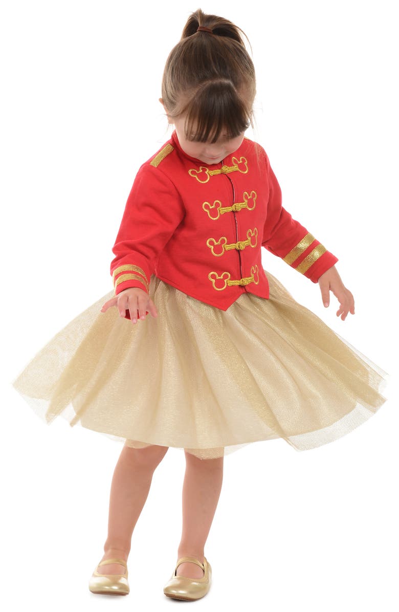 Pippa & Julie x Disney<sup>®</sup> Mickey Mouse<sup>®</sup> Majorette Jacket & Tank Dress Set, Alternate, color, 
