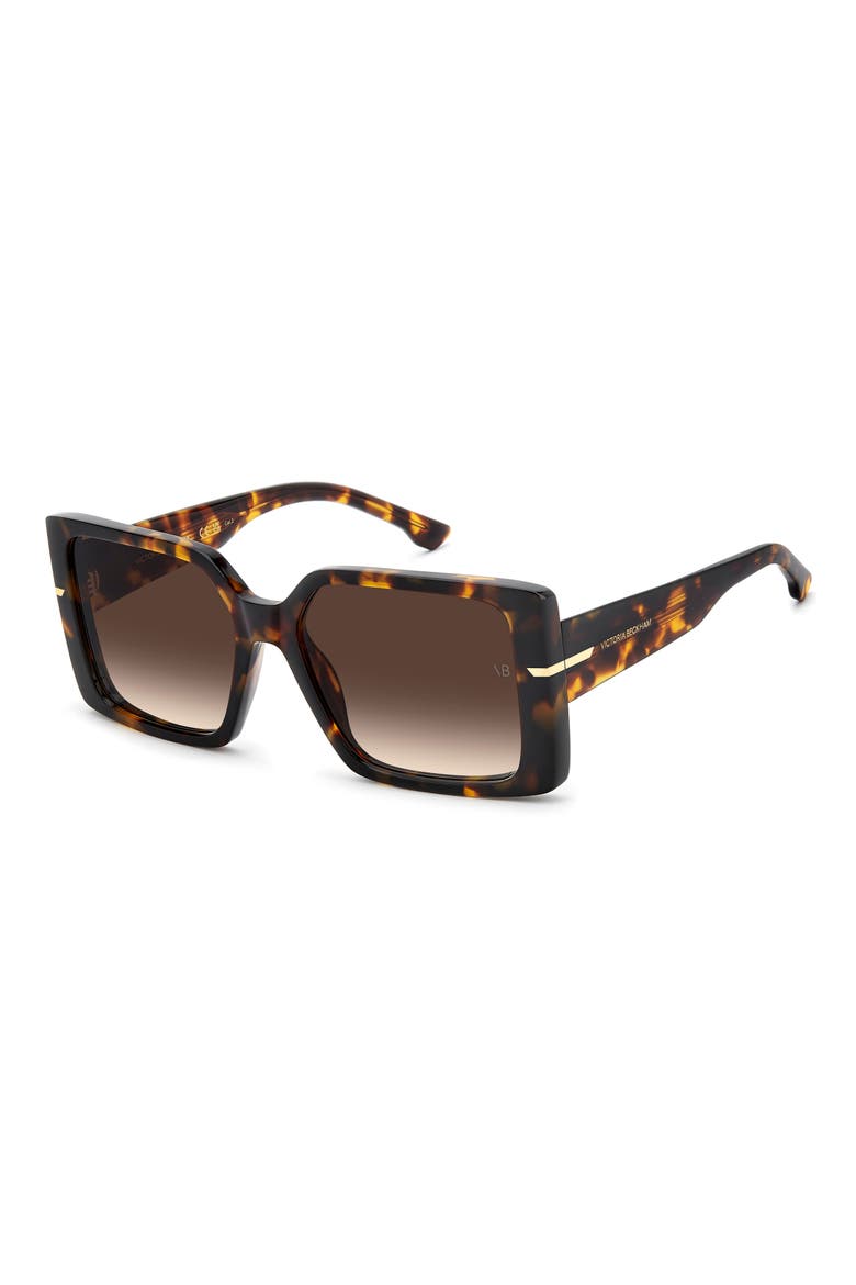 VB 1023/S 57mm Square Sunglasses, Alternate, color, HAVANA/ BROWN SF