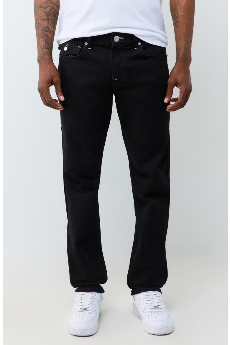 Geno Slim Leg Jeans, Main, color, RINSE BLACK