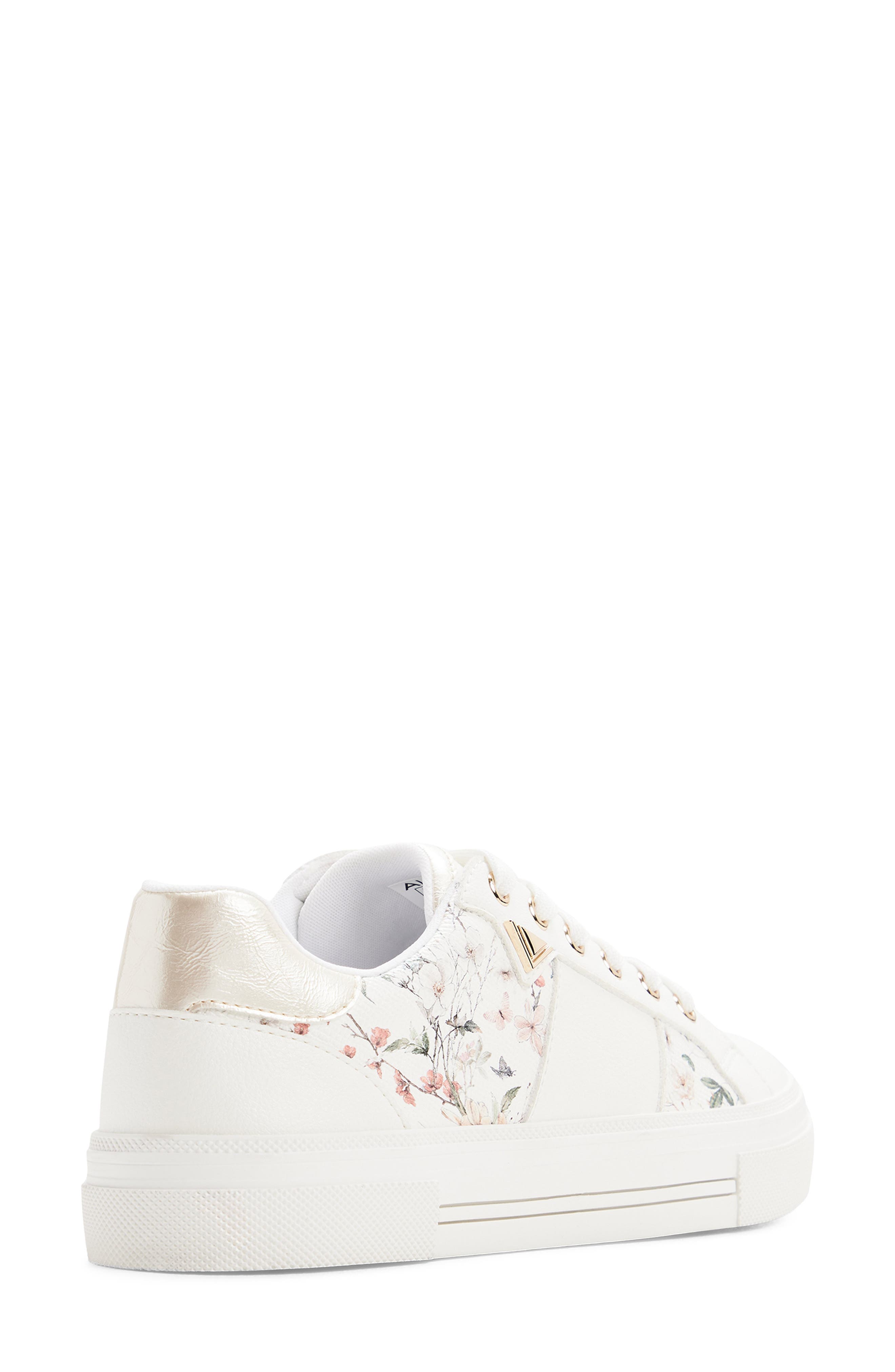 Sadie Platform Sneaker, Alternate, color, WHITE MULTI