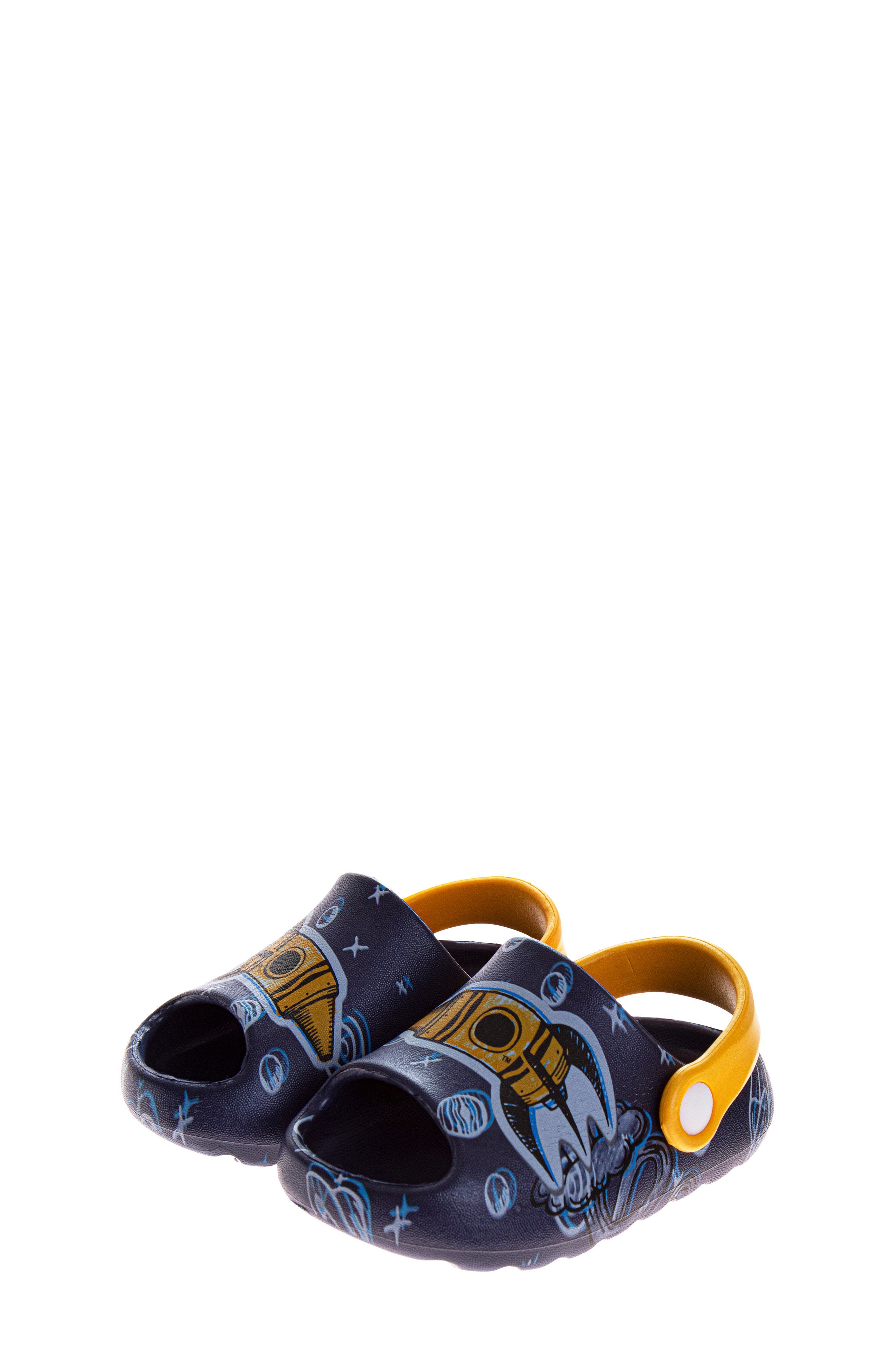 Kids' Graphic Clog, Alternate, color, BLUE