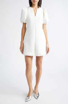 Stine Goya Textured Fit & Flare Minidress